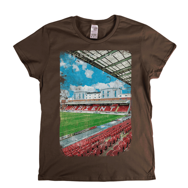 Brisbane Road Football Ground Poster Womens T-Shirt