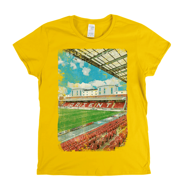 Brisbane Road Football Ground Poster Womens T-Shirt