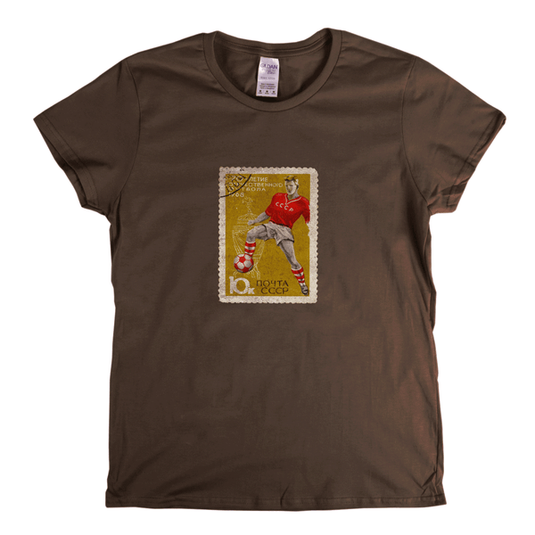 Cccp Stamp Womens T-Shirt