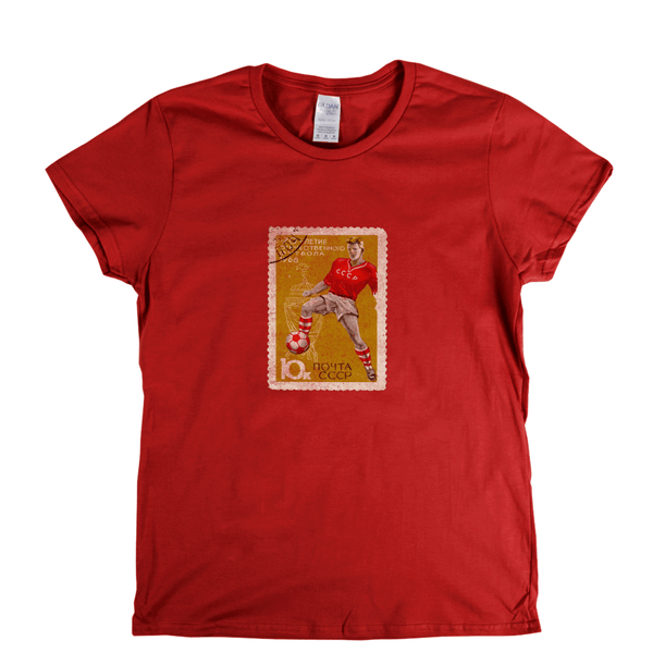 Cccp Stamp Womens T-Shirt