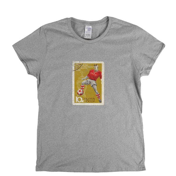 Cccp Stamp Womens T-Shirt