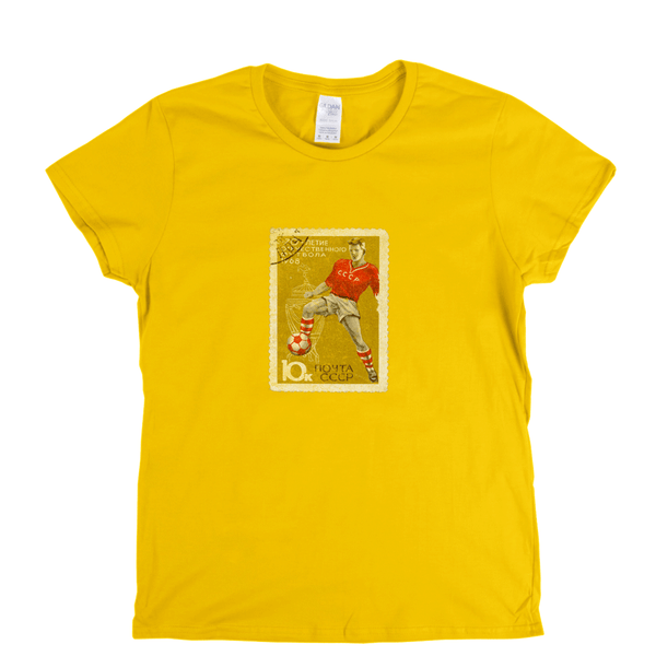 Cccp Stamp Womens T-Shirt