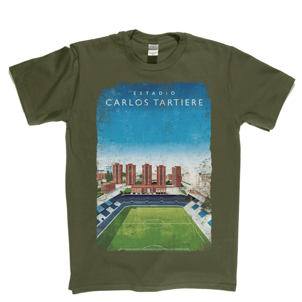 Carlos Tartiere Football Ground Poster Regular T-Shirt