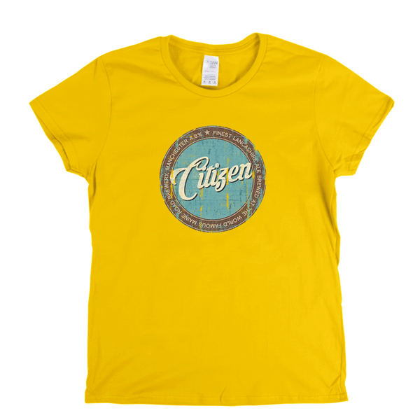 Citizen Beer Label Womens T-Shirt