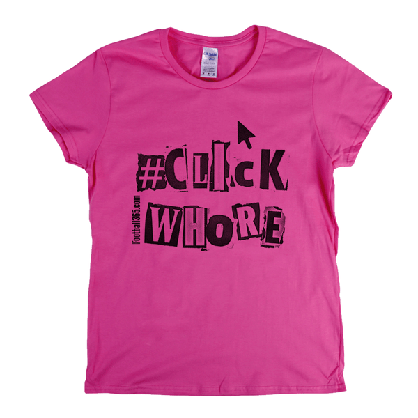 Click Whore Punk Womens T-Shirt