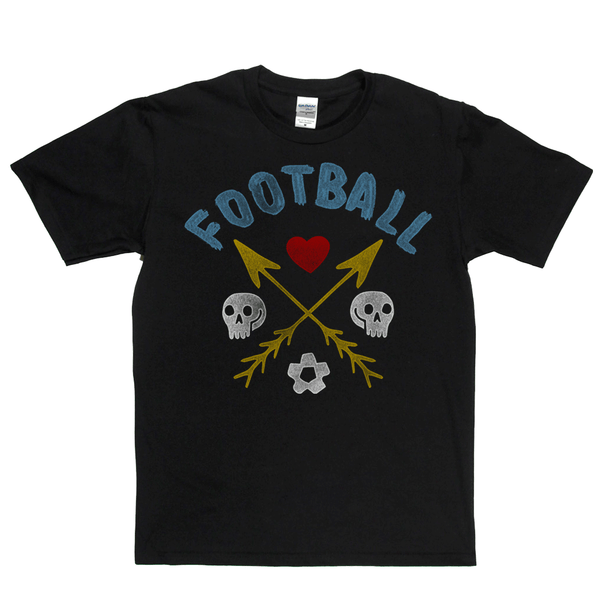 Crossed Arrows Love Football Regular T-Shirt