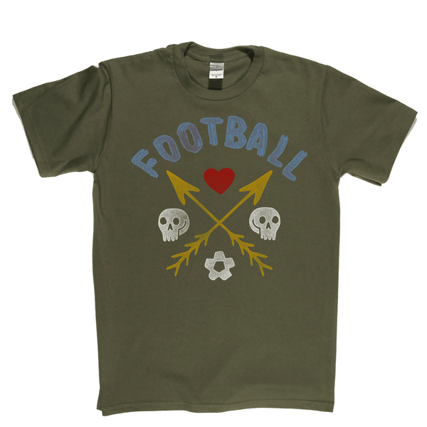 Crossed Arrows Love Football Regular T-Shirt