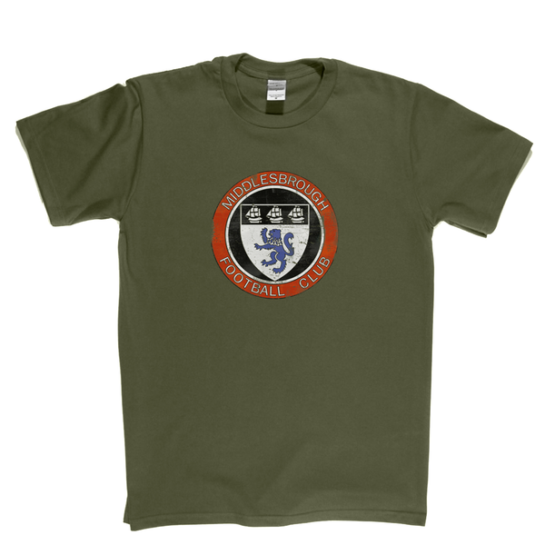 Middlesbrough Football Club Vintage Badge T-Shirt