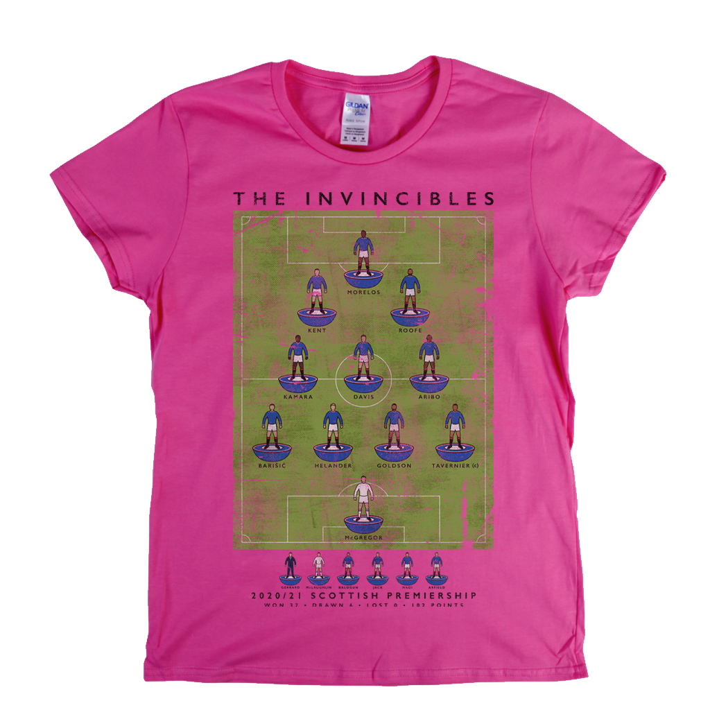 Rangers Invincibles 2020 2021 Womens T-Shirt