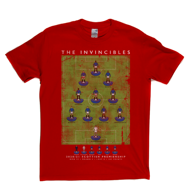 Rangers Invincibles 2020 2021 T-Shirt