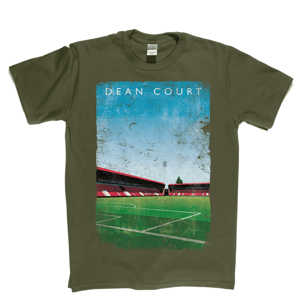 Dean Court Football Ground Poster Regular T-Shirt