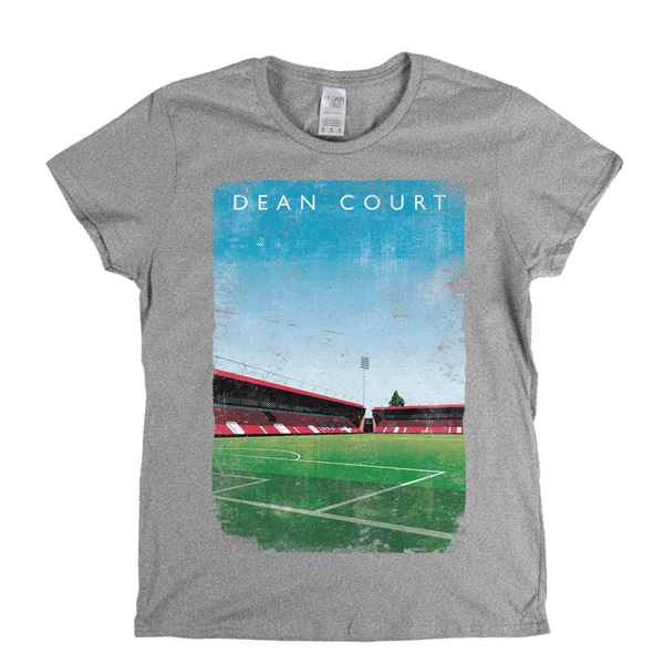 Dean Court Football Ground Poster Womens T-Shirt