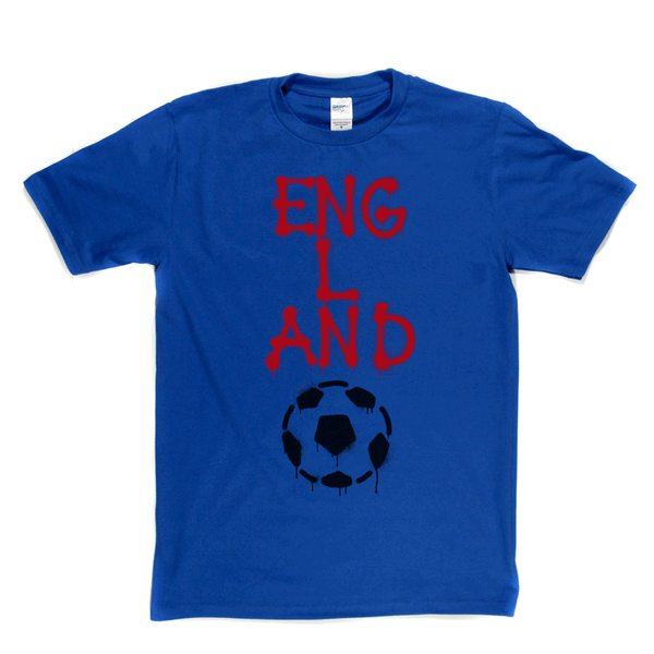 England Soccer Spraypaint Regular T-Shirt