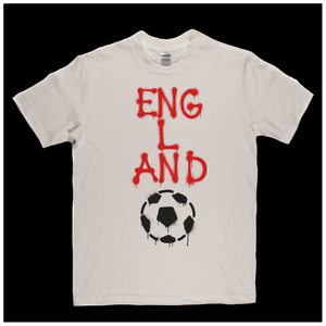 England Soccer Spraypaint Regular T-Shirt