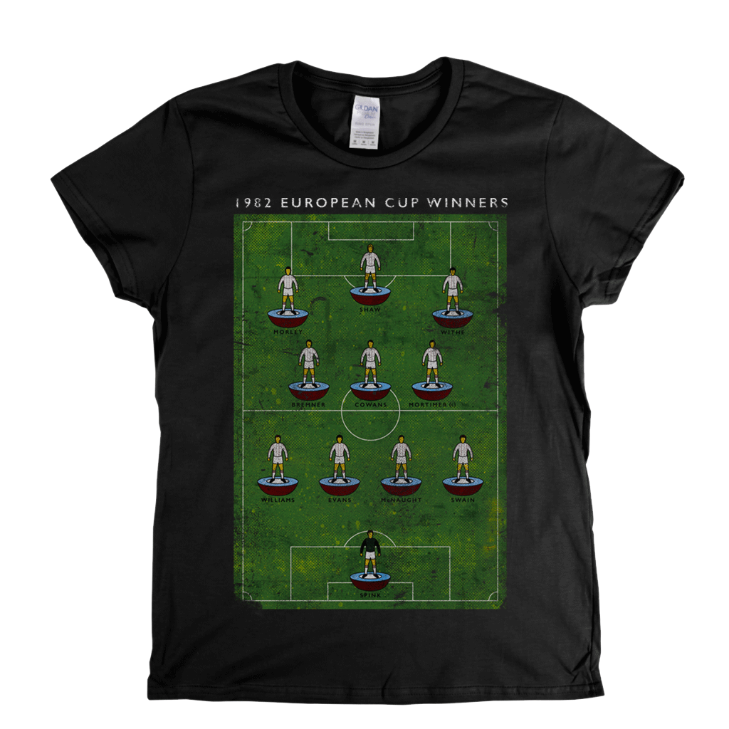 European Cup Winners 1982 Villa Womens T-Shirt