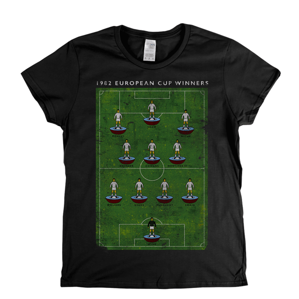 European Cup Winners 1982 Villa Womens T-Shirt