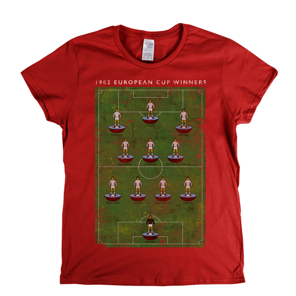 European Cup Winners 1982 Villa Womens T-Shirt