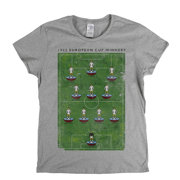 European Cup Winners 1982 Villa Womens T-Shirt