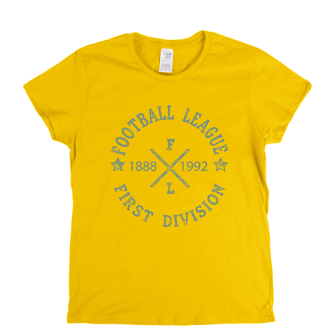 Football League First Division 1888 1992 Womens T-Shirt