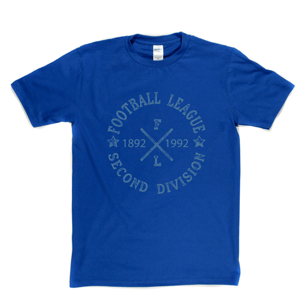 Football League Second Division 1892 1992 Regular T-Shirt