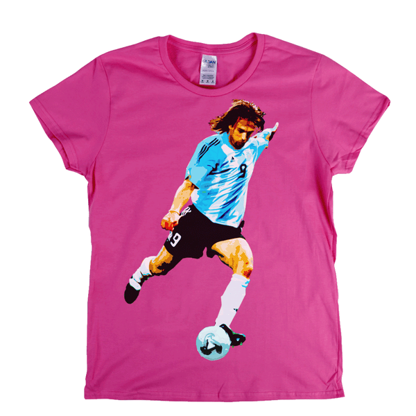 Gabriel Batistuta Womens T-Shirt