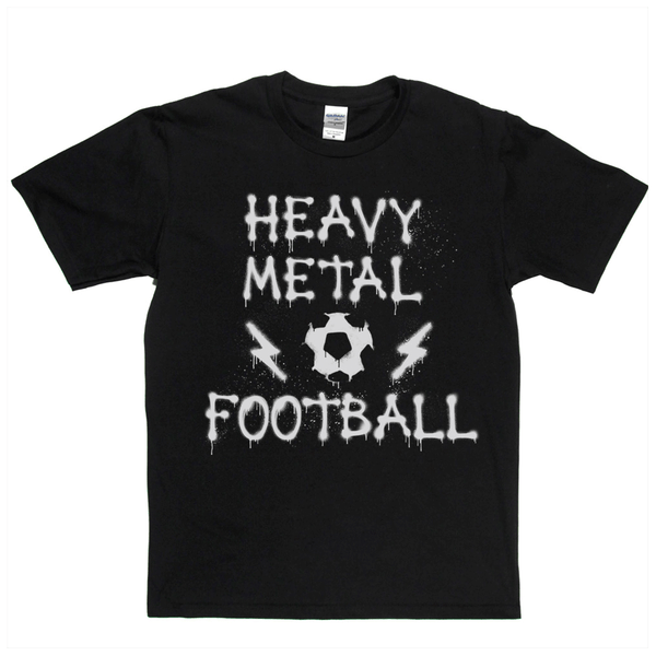 Heavy Metal Football Spraypaint Regular T-Shirt