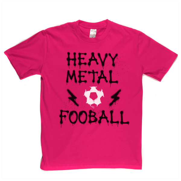 Heavy Metal Football Spraypaint Regular T-Shirt