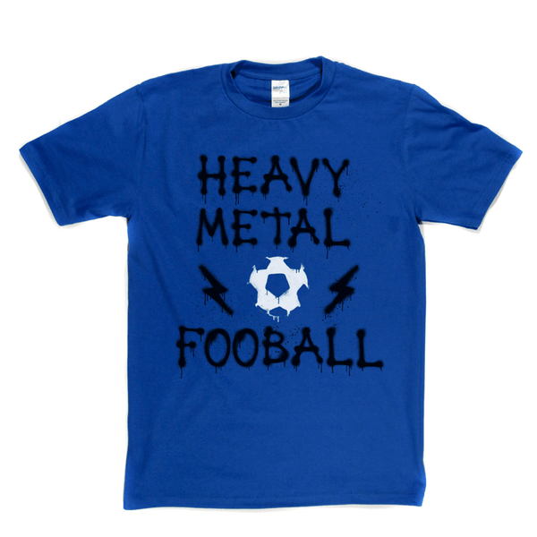 Heavy Metal Football Spraypaint Regular T-Shirt