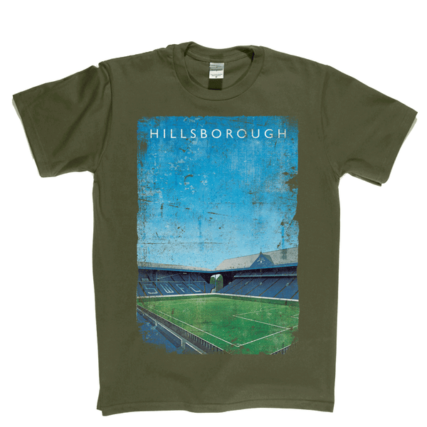 Hillsborough Kop South Stand Ground Poster Regular T-Shirt