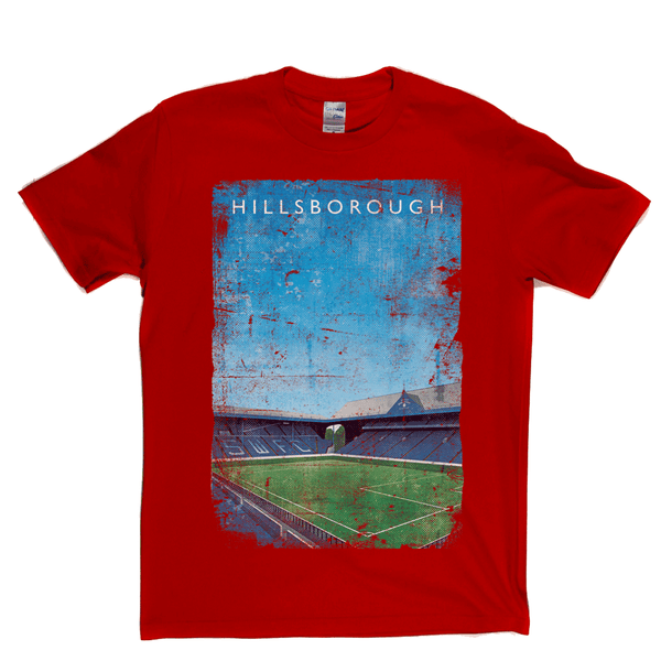 Hillsborough Kop South Stand Ground Poster Regular T-Shirt