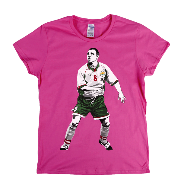 Hristo Stoichkov Womens T-Shirt