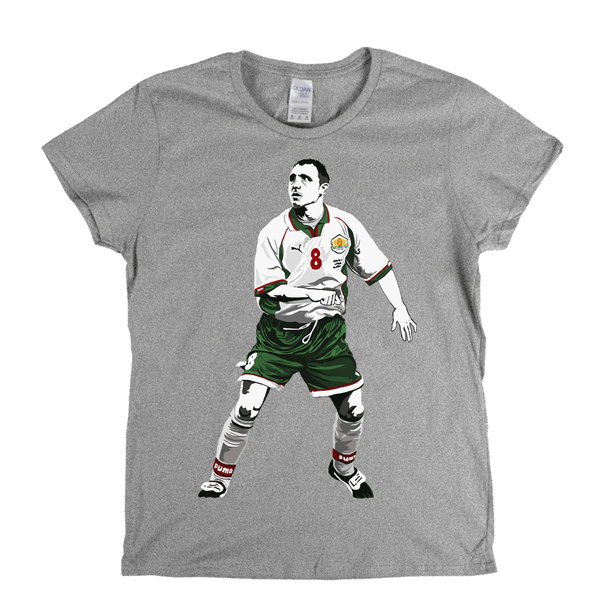 Hristo Stoichkov Womens T-Shirt