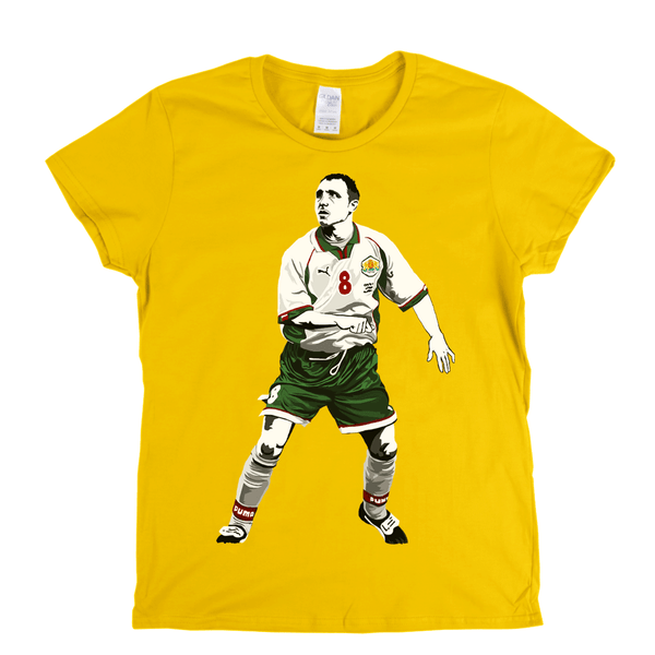 Hristo Stoichkov Womens T-Shirt