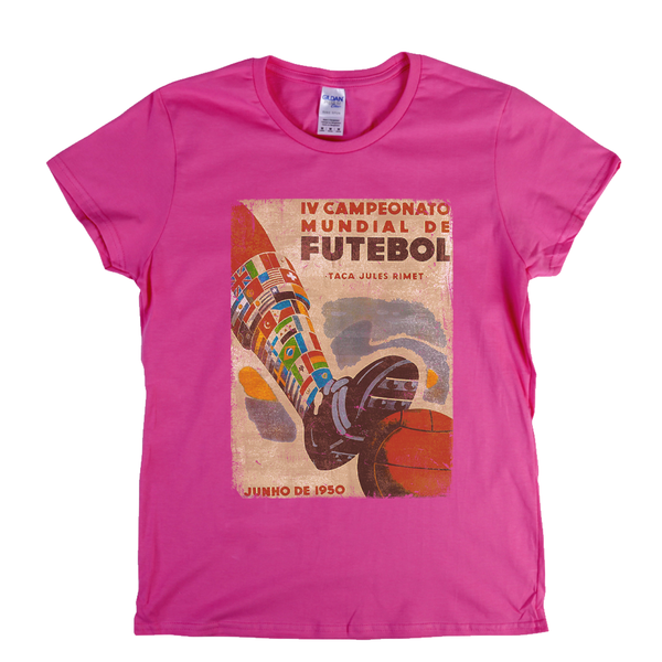 World Cup 1950 Poster Womens T-Shirt