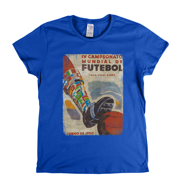 World Cup 1950 Poster Womens T-Shirt