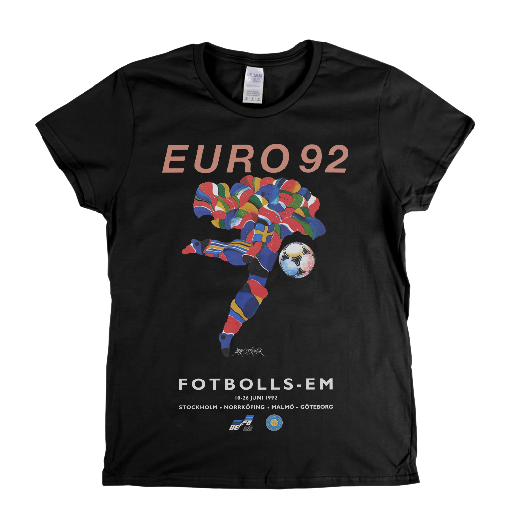 Euro 92 Poster Womens T-Shirt