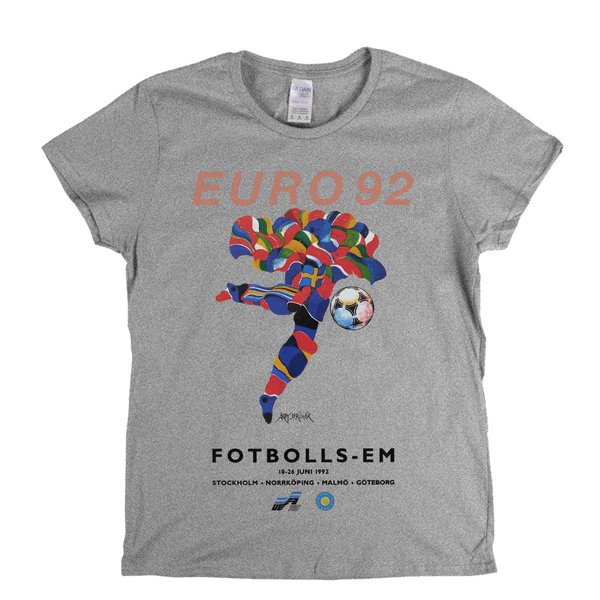 Euro 92 Poster Womens T-Shirt