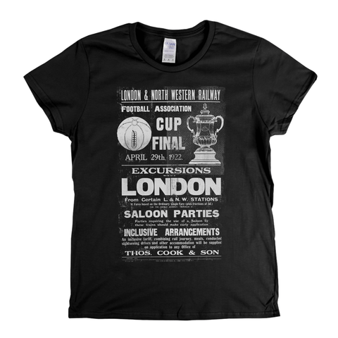 London Cup Final Poster Womens T-Shirt