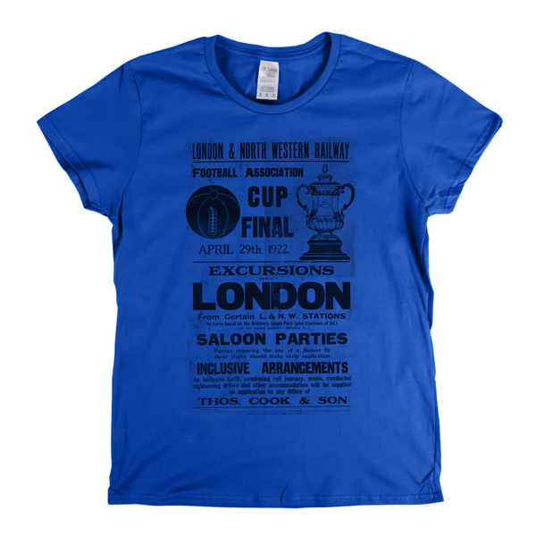 London Cup Final Poster Womens T-Shirt