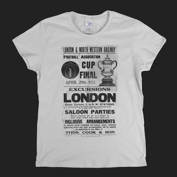London Cup Final Poster Womens T-Shirt