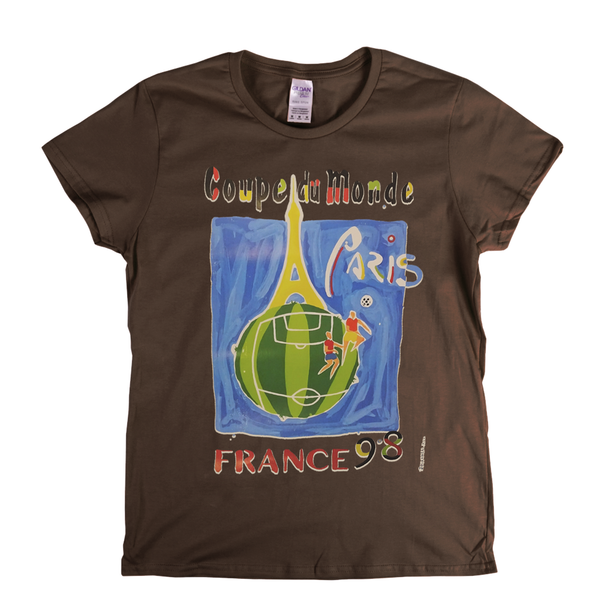 France 98 World Cup Poster Womens T-Shirt