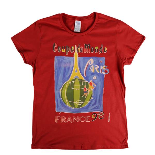 France 98 World Cup Poster Womens T-Shirt