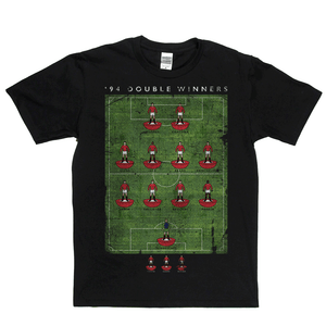 Man United 94 Double Winners Regular T-Shirt