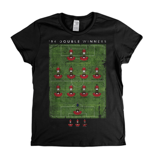 Man United 94 Double Winners Womens T-Shirt