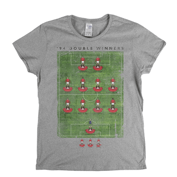 Man United 94 Double Winners Womens T-Shirt