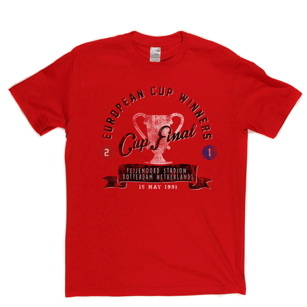 European Cup Winners Final 1991 Regular T-Shirt