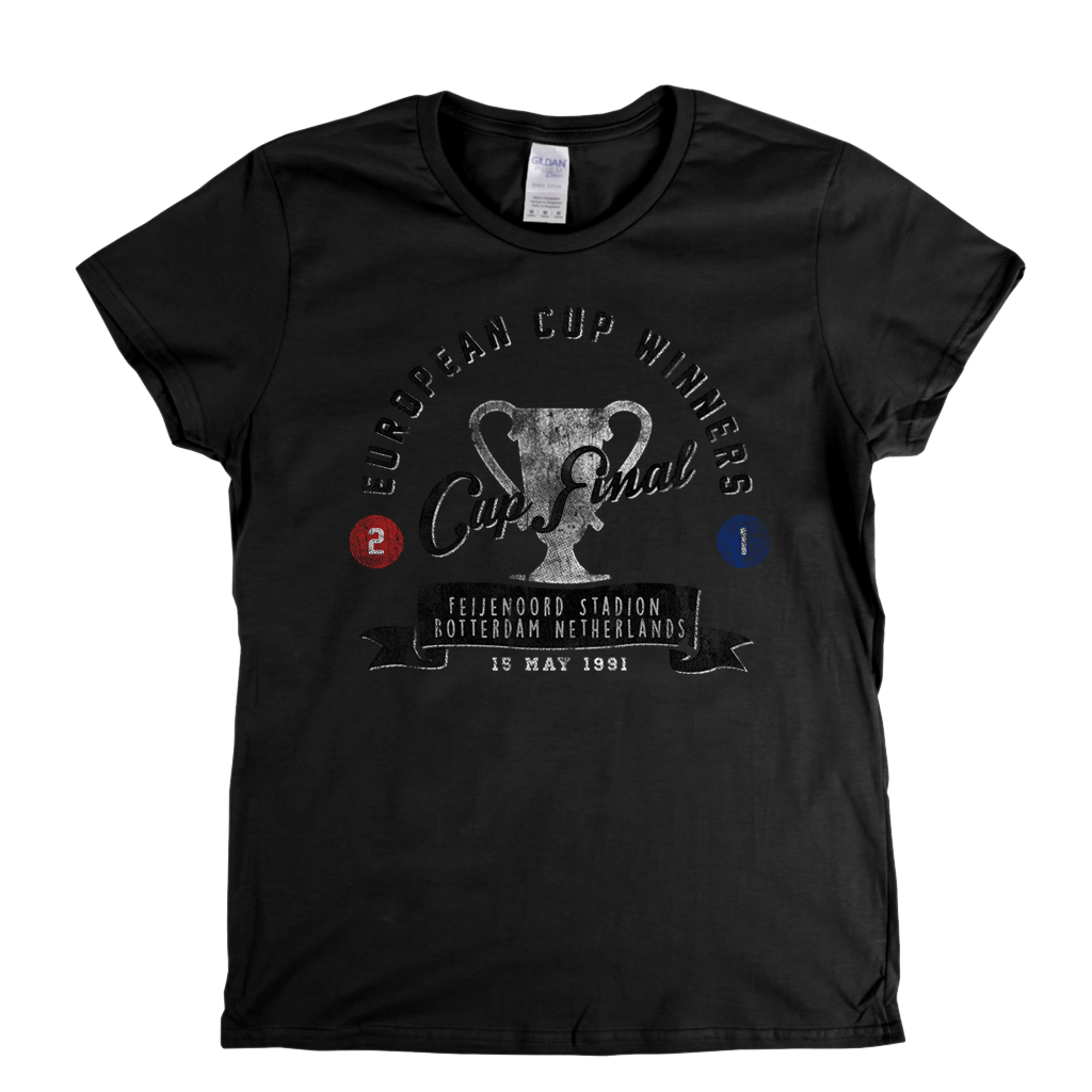 European Cup Winners Final 1991 Womens T-Shirt