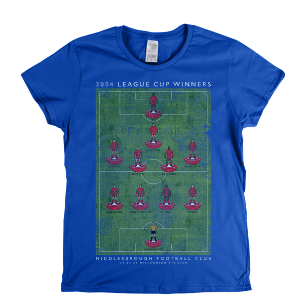 Middlesbrough League Cup Winners Womens T-Shirt