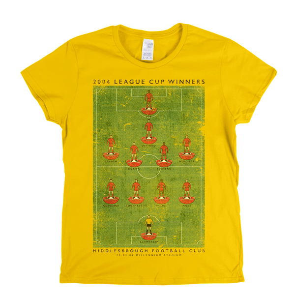 Middlesbrough League Cup Winners Womens T-Shirt
