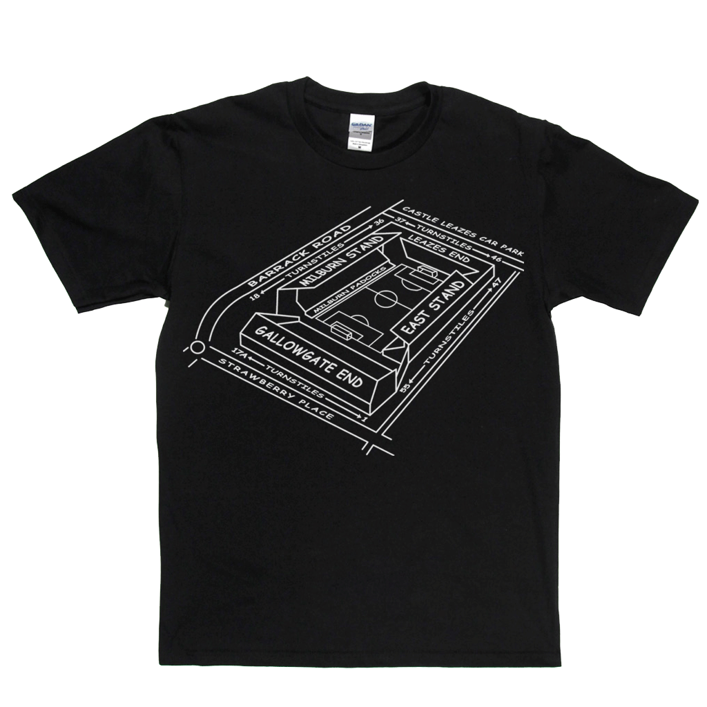 NUFC Ground Map Regular T-Shirt